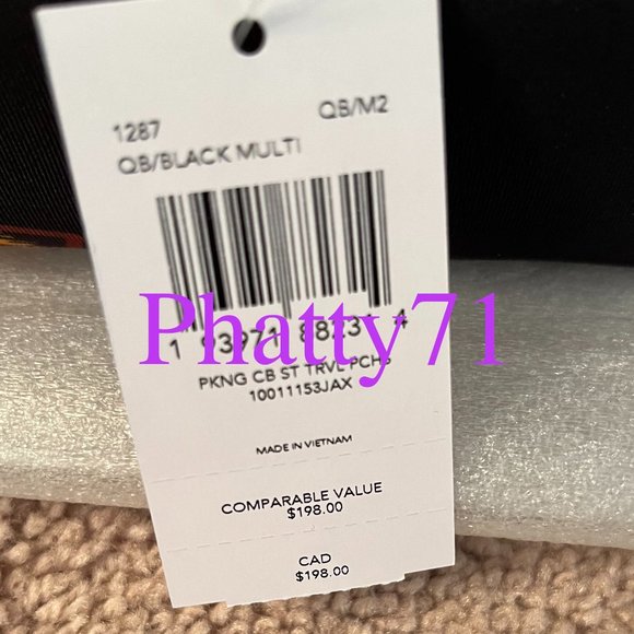 Coach Packing Cube Set With Travel Patches - Picture 3 of 13